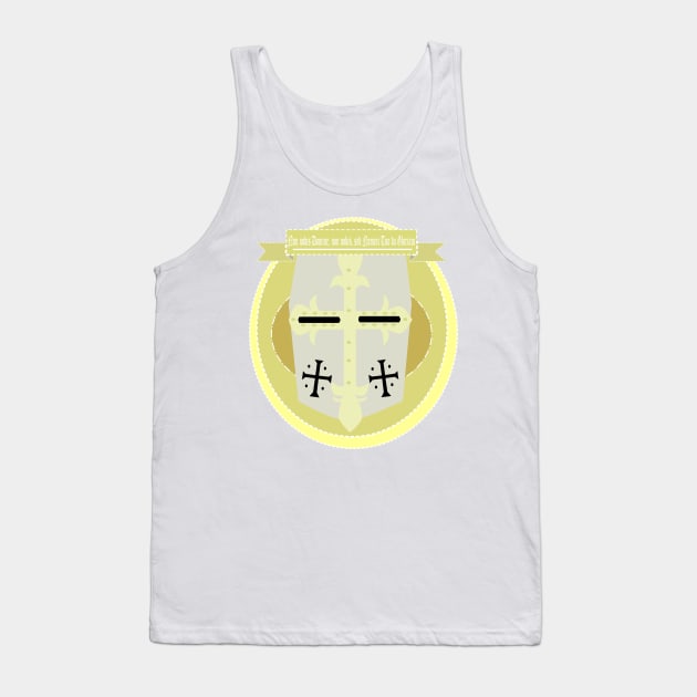 Knight Templar Yellow Tank Top by Noakyr